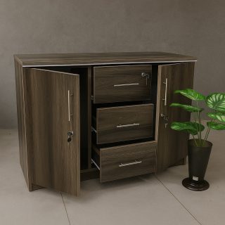 Executive Wooden Office Cupboard