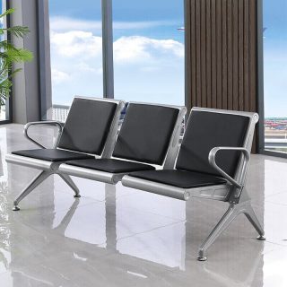 3-Link Padded Waiting Bench Saika Reception Seating Nairobi Waiting Area Furniture Kenya Office Reception Bench Nairobi Comfortable Office Waiting Chair Saika