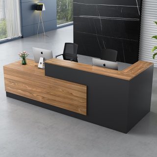 2m reception desk Kenya 2 meter modern reception counter desk Large office reception desk with storage Front office reception desk Nairobi