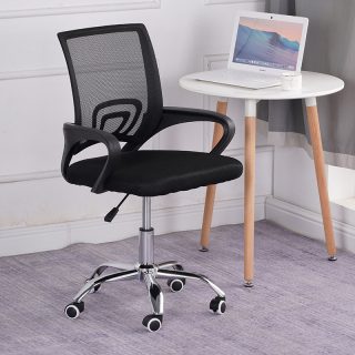 Clerical mesh office chair with ergonomic back support and adjustable height – affordable office furniture in Nairobi Kenya.
