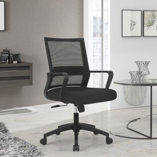 Ergonomic mesh office chair with lumbar support and adjustable height – affordable office furniture in Nairobi Kenya.