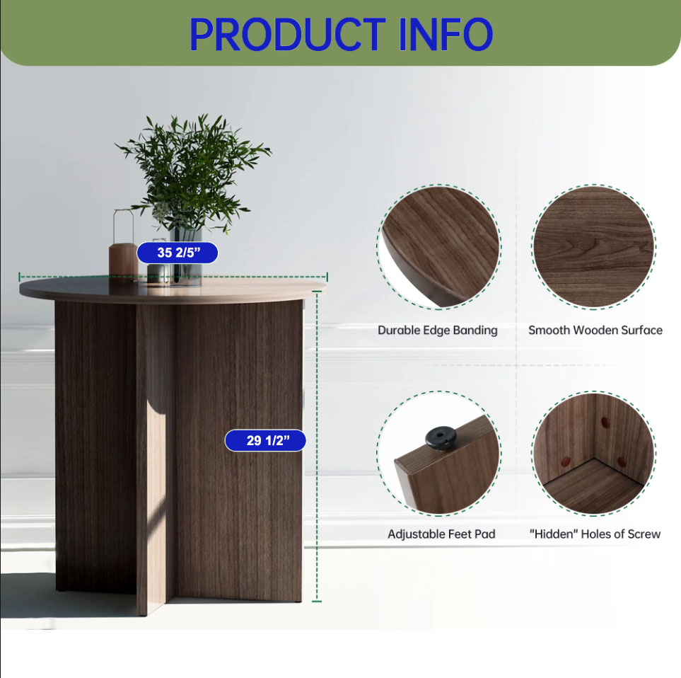 4-seater round conference table in Saika Nairobi office Modern round meeting table for boardrooms Nairobi Kenya Compact office conference table for executives Saika Durable round table for corporate meetings Nairobi Professional office furniture round conference table Kenya