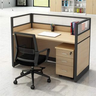 Modern one-way workstation with ergonomic design for office productivity Spacious office desk workstation with storage drawers Professional one-way workstation for home and corporate offices Durable and stylish office workstation for individual workspace