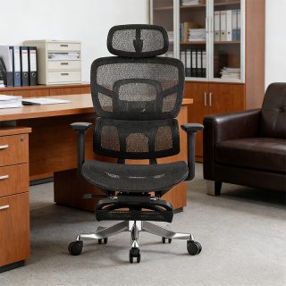 Orthopedic mesh office chair with ergonomic lumbar support Breathable ergonomic mesh seat for long office hours Adjustable orthopedic office chair for back pain relief Durable and stylish mesh seat for home and corporate offices
