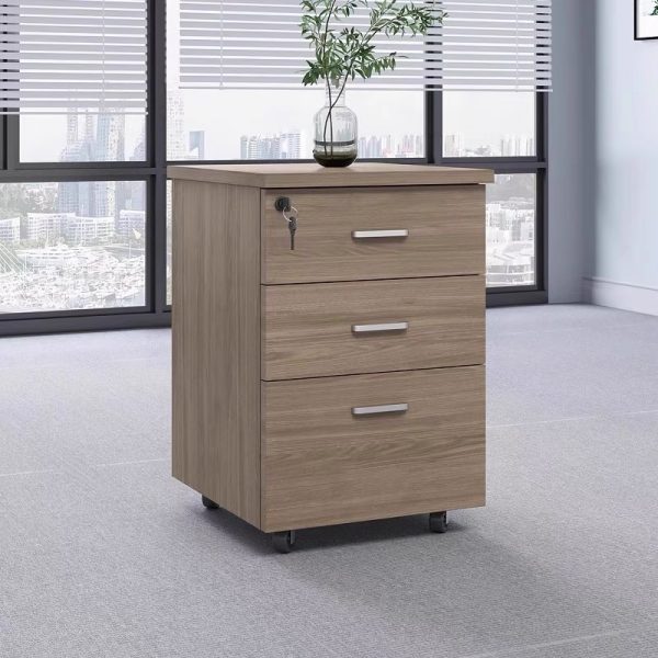 3 Drawer Pedestal Filing Cabinet – Lockable Office Storage Cabinet for ...