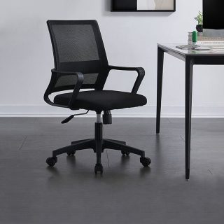 Ergonomic mesh mid back office chair Nairobi Kenya Breathable office chair with lumbar support Kenya Adjustable mid back office chair Nairobi Comfortable mesh seat for clerical staff Kenya Modern ergonomic office chair Nairobi