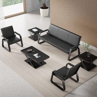 “Modern Executive Office Sofa with premium cushioning for office lounge