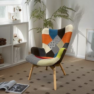 Eames multicolored seat chair Kenya colorful Eames dining chair Nairobi modern Eames style chair with wooden legs multicolored plastic dining chair Kenya Eames chair price in Kenya