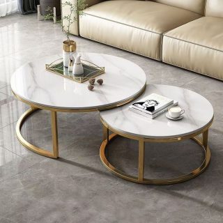 round coffee table Nairobi, modern office reception coffee table Kenya, round waiting area coffee table Nairobi, minimalist round coffee table Kenya.
