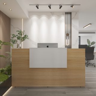 2m Reception Desk Kenya | Large Front Office Desk Nairobi