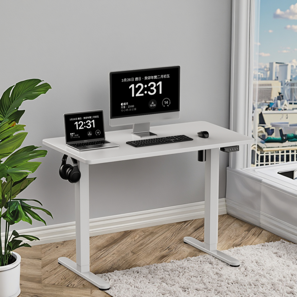 1.2m electric standing desk in Kenya Height adjustable office desk Nairobi Electric sit stand desk 1.2 meters Modern adjustable workstation Kenya Electric desk price in Kenya
