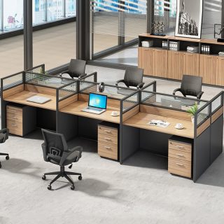 6 way workstation in Nairobi Kenya modern office desk