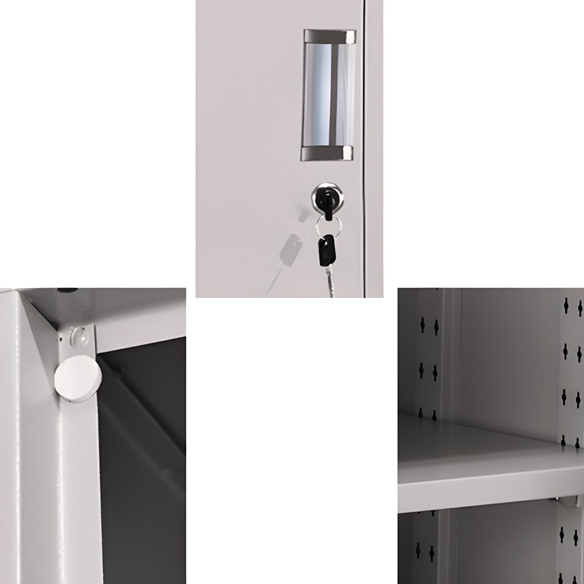 2-Door Metallic Office Filing Cabinet - Image 7