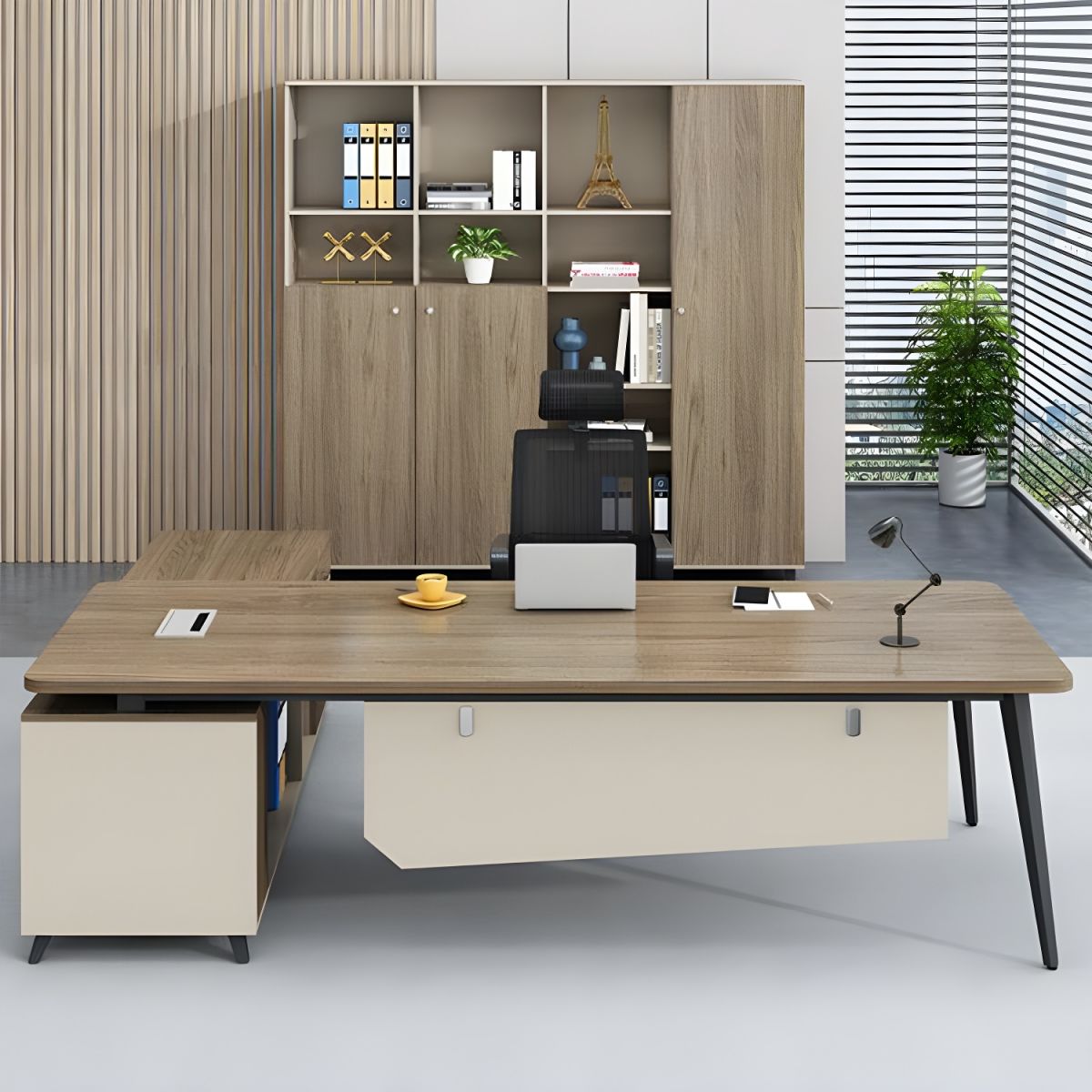 L-Shaped Advanced Command Office Desk - Image 4