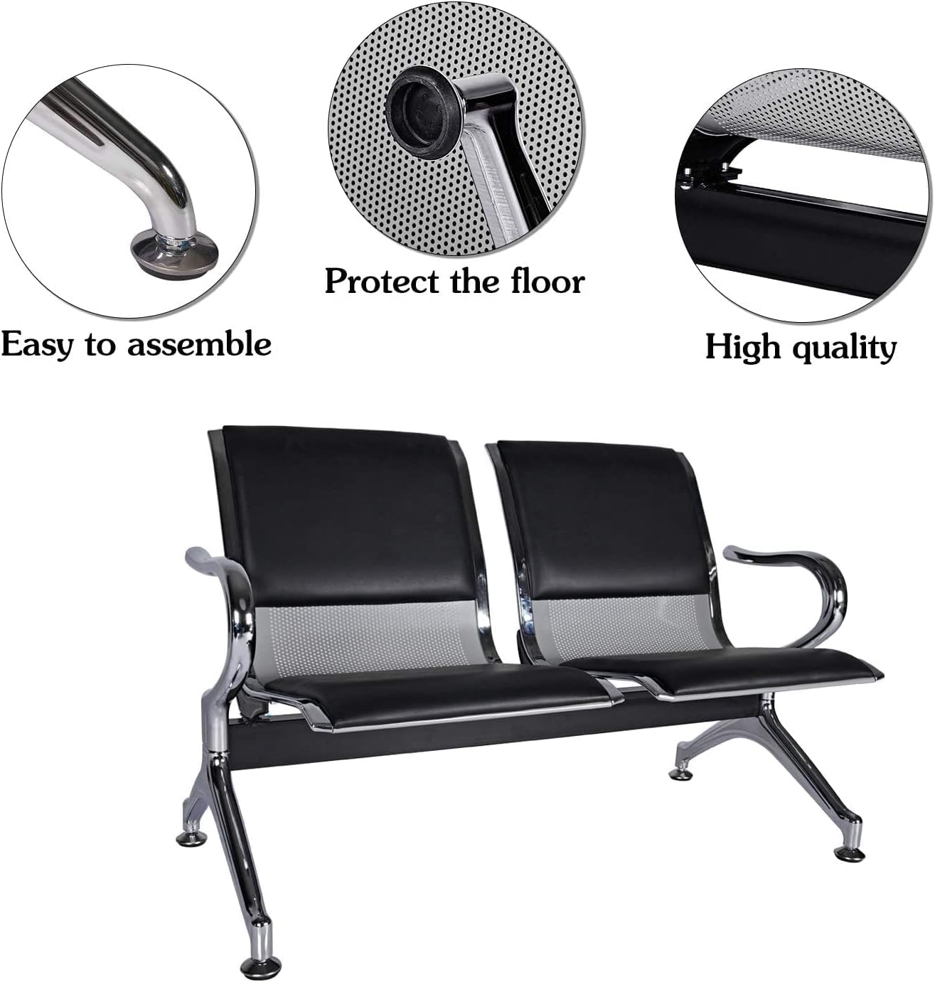 executitive office seat, clerical office seat, 1-way office workstatiion, secretarial office seat, catalina office seeat, 5-seater waiting sofa, 1.4m receptioon office desk, 2-door filing cabinet