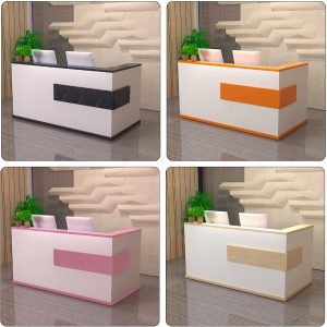 eames office seat, 3-door filing cabinet, clerical office seat, 1-way office workstatiion, secretarial office seat, catalina office seeat, 5-seater waiting sofa, 1.4m receptioon office desk, 2-door filing cabinet