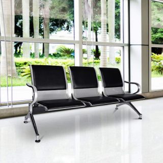 3-Link Padded Office Waiting Bench