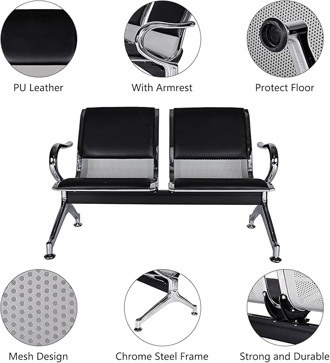 executitive office seat, clerical office seat, 1-way office workstatiion, secretarial office seat, catalina office seeat, 5-seater waiting sofa, 1.4m receptioon office desk, 2-door filing cabinet