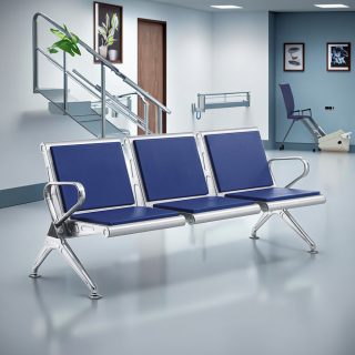 clerical office seat, 1-way office workstatiion, secretarial office seat, catalina office seeat, 5-seater waiting sofa, 1.4m receptioon office desk, 2-door filing cabinet