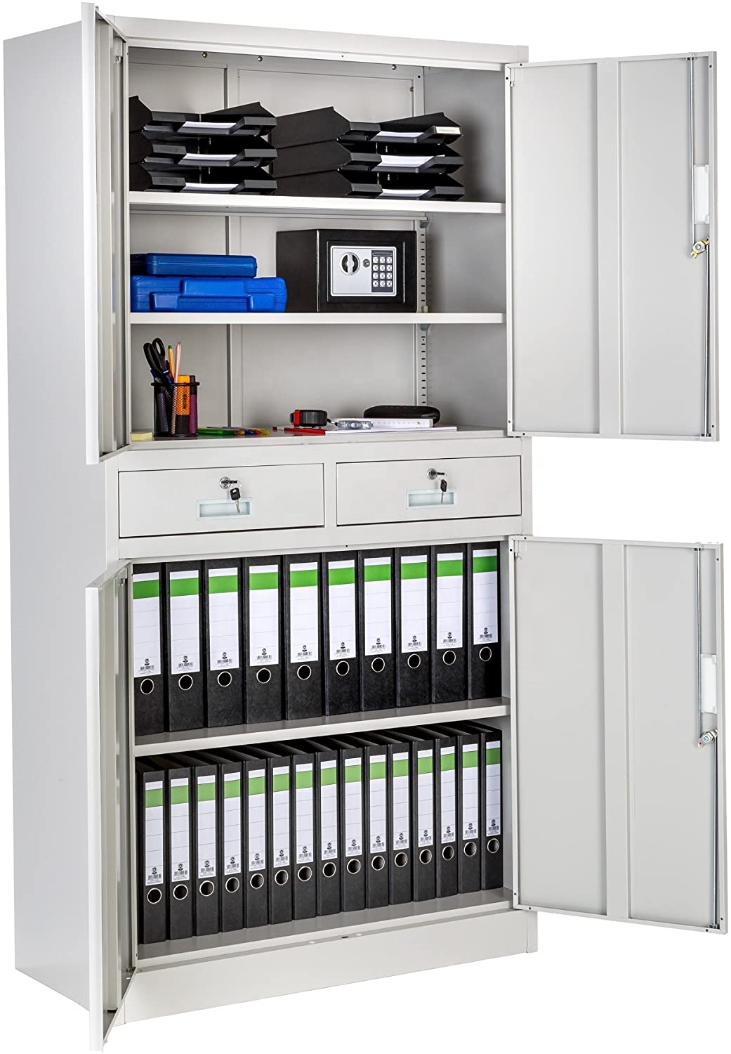 2-Door Metallic Office Filing Cabinet - Image 4