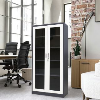 secretarial office seat, catalina office seeat, 5-seater waiting sofa, 1.4m receptioon office desk, 2-door filing cabinet