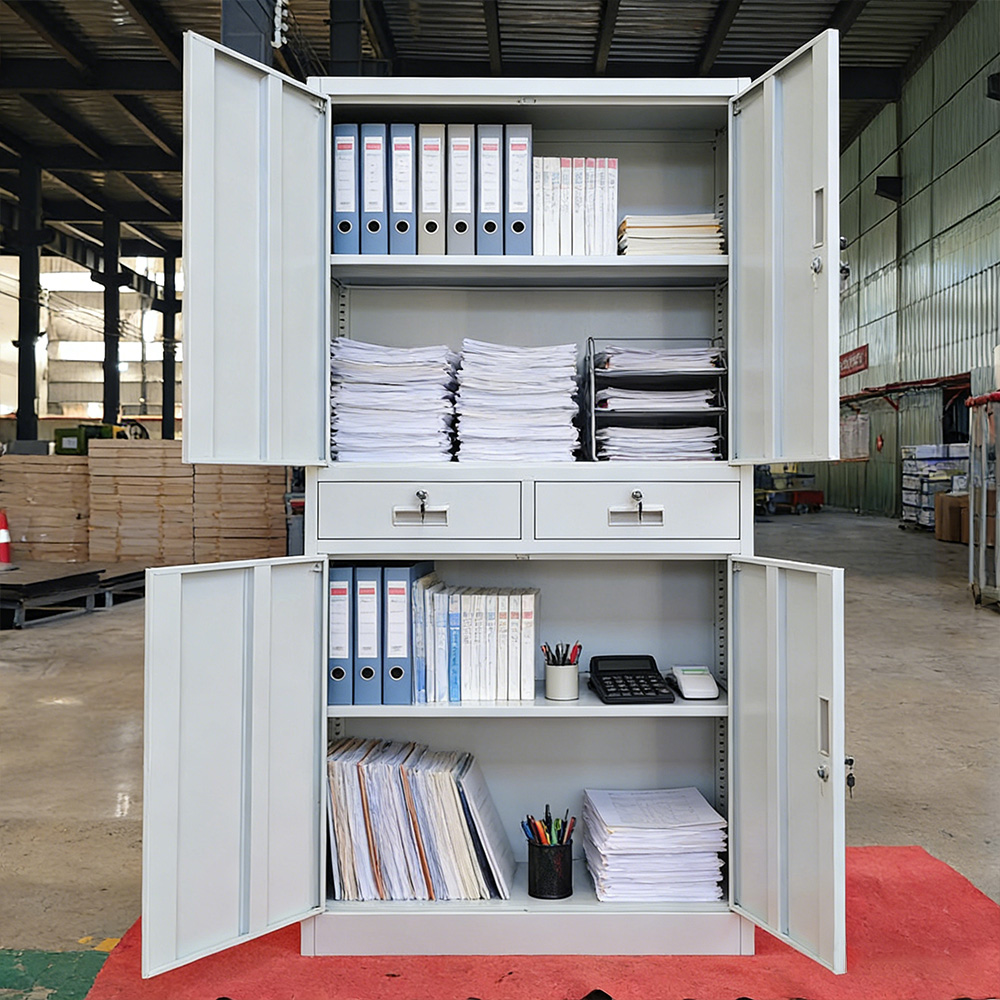 2-Door Metallic Office Filing Cabinet - Image 3