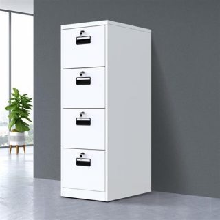 4-Drawer Metallic Office Filing Cabinet