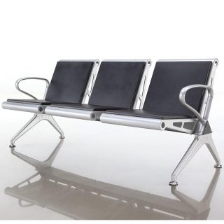 3-Link Padded Office Waiting Bench