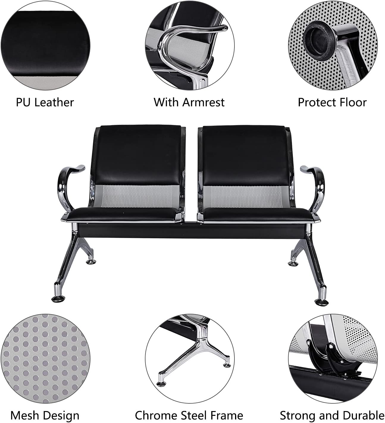 bliss executive seat, 1-way office workstatiion, secretarial office seat, catalina office seeat, 5-seater waiting sofa, 1.4m receptioon office desk, 2-door filing cabinet
