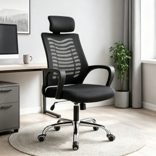 bliss executive seat, 1-way office workstatiion, secretarial office seat, catalina office seeat, 5-seater waiting sofa, 1.4m receptioon office desk, 2-door filing cabinet