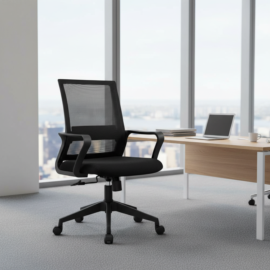 tosca office seat,3-door filing cabinet, clerical office seat, 1-way office workstatiion, secretarial office seat, catalina office seeat, 5-seater waiting sofa, 1.4m receptioon office desk, 2-door filing cabinet