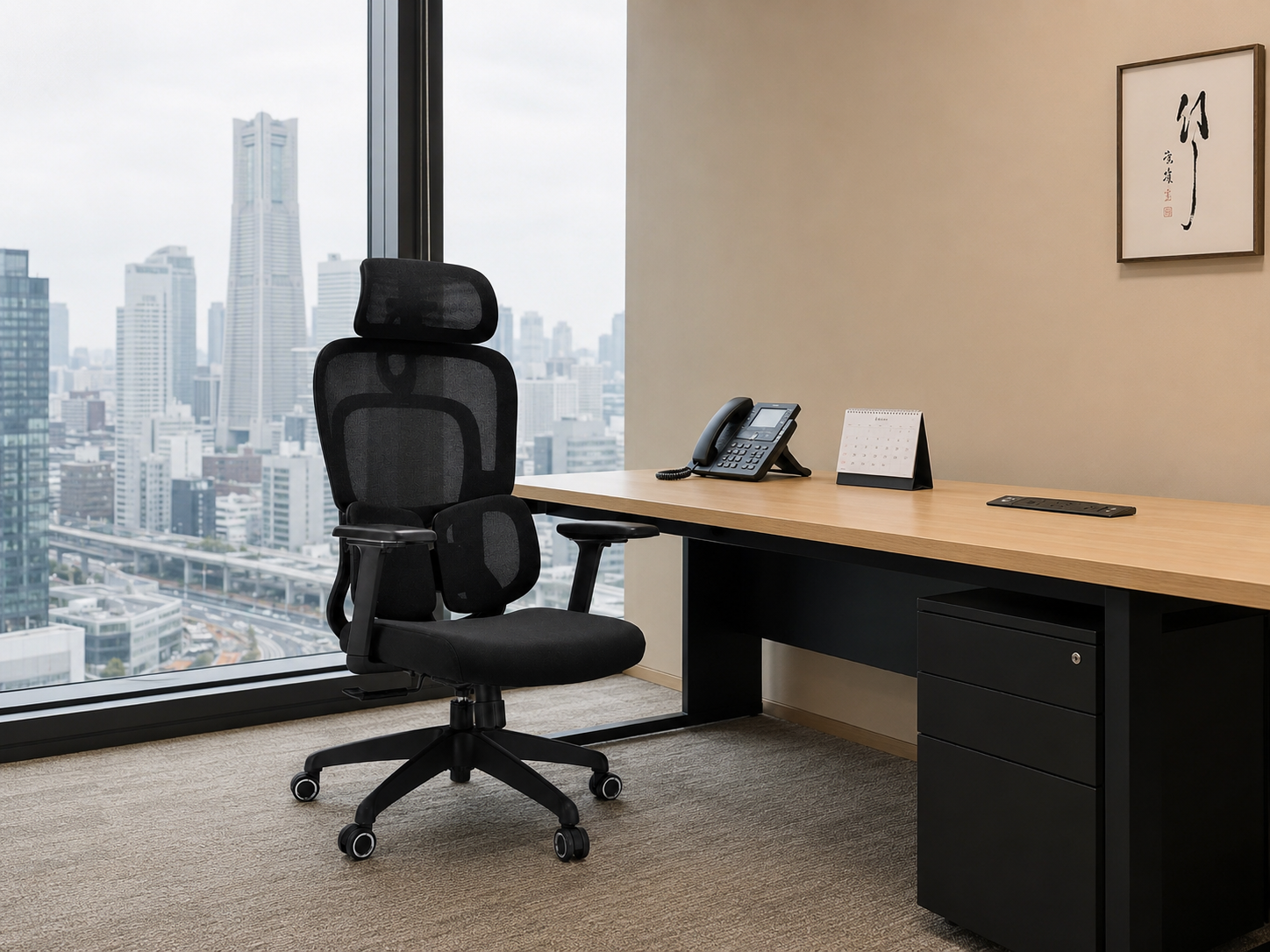 tosca office seat,3-door filing cabinet, clerical office seat, 1-way office workstatiion, secretarial office seat, catalina office seeat, 5-seater waiting sofa, 1.4m receptioon office desk, 2-door filing cabinet