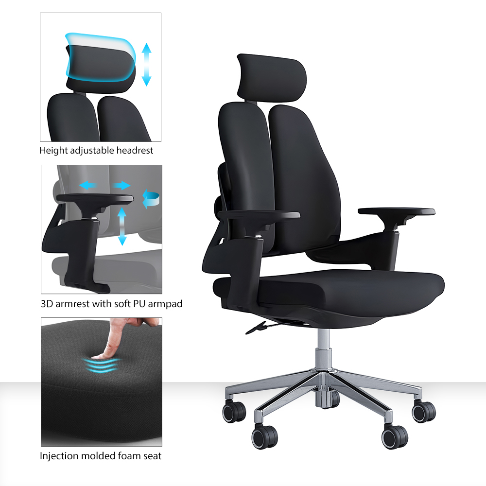 bliss executive seat, 1-way office workstatiion, secretarial office seat, catalina office seeat, 5-seater waiting sofa, 1.4m receptioon office desk, 2-door filing cabinet