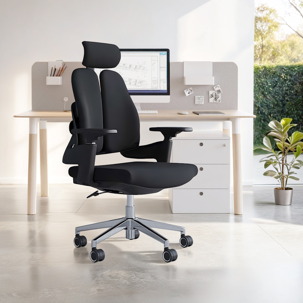 bliss executive seat, 1-way office workstatiion, secretarial office seat, catalina office seeat, 5-seater waiting sofa, 1.4m receptioon office desk, 2-door filing cabinet