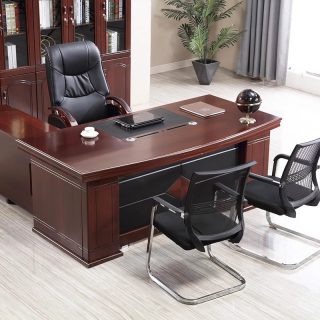 1800Mm Mahogany L-Shaped Office Desk In Nairobi, Kenya