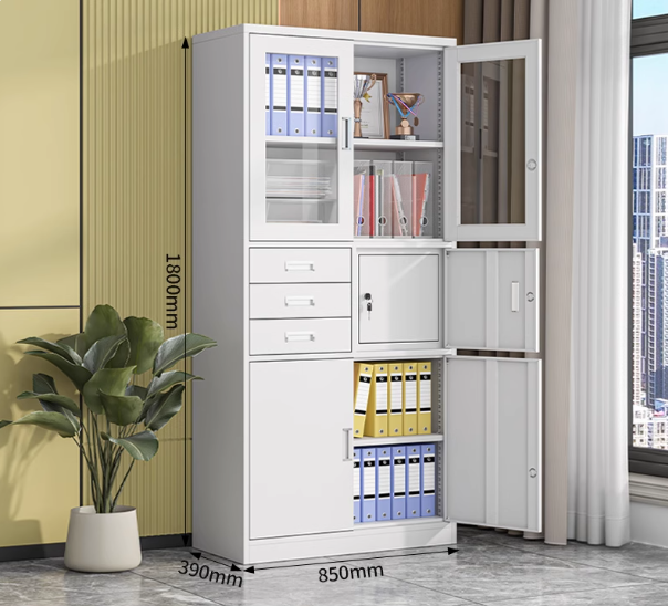 Metallic filing cabinet with safe for office storage in Nairobi, Kenya