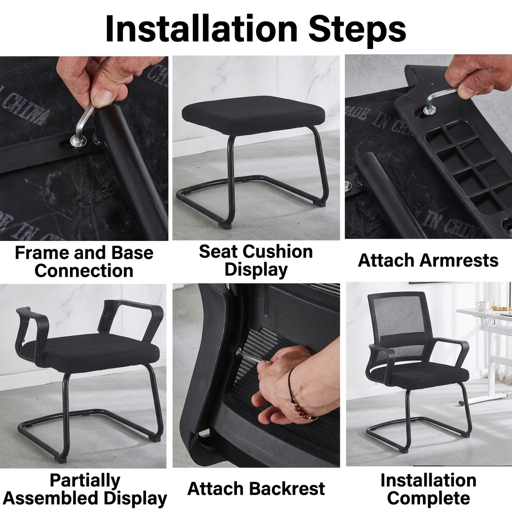 Mesh Breathable Visitors Office Seat