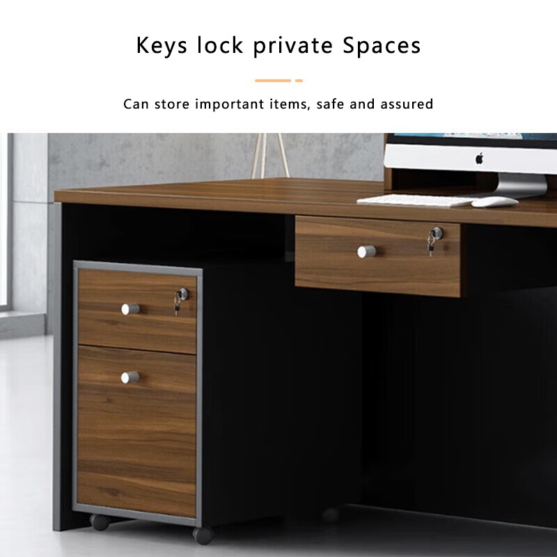 Reception office desk with drawers and storage cabinets for front office use in Nairobi, Kenya.