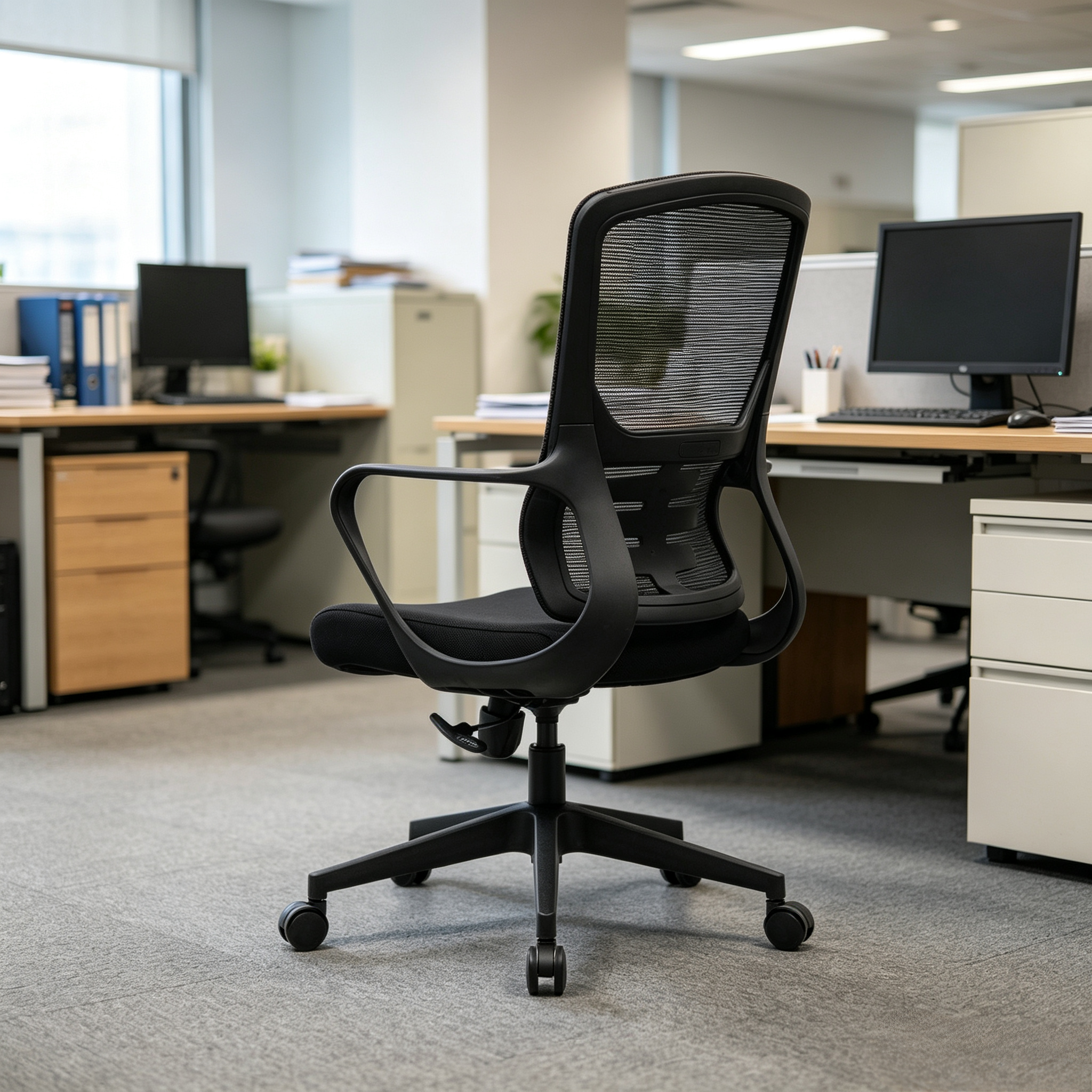 Secretarial office seat with comfortable supportive design for professional workstations in Nairobi, Kenya.