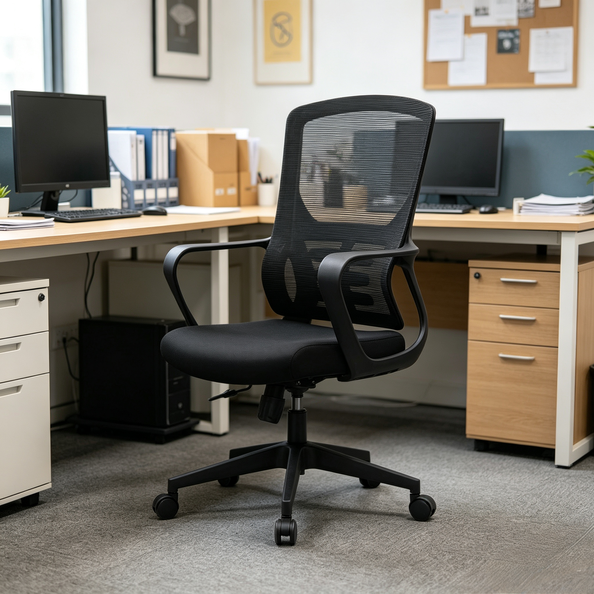 Secretarial office seat with comfortable supportive design for professional workstations in Nairobi, Kenya.