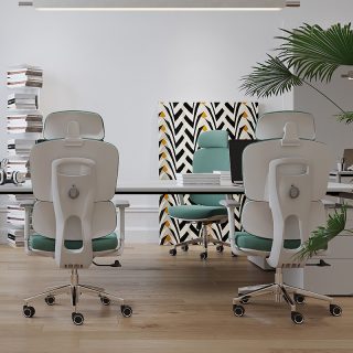 Orthopedic office seat with ergonomic back and lumbar support for comfortable office use in Nairobi, Kenya.