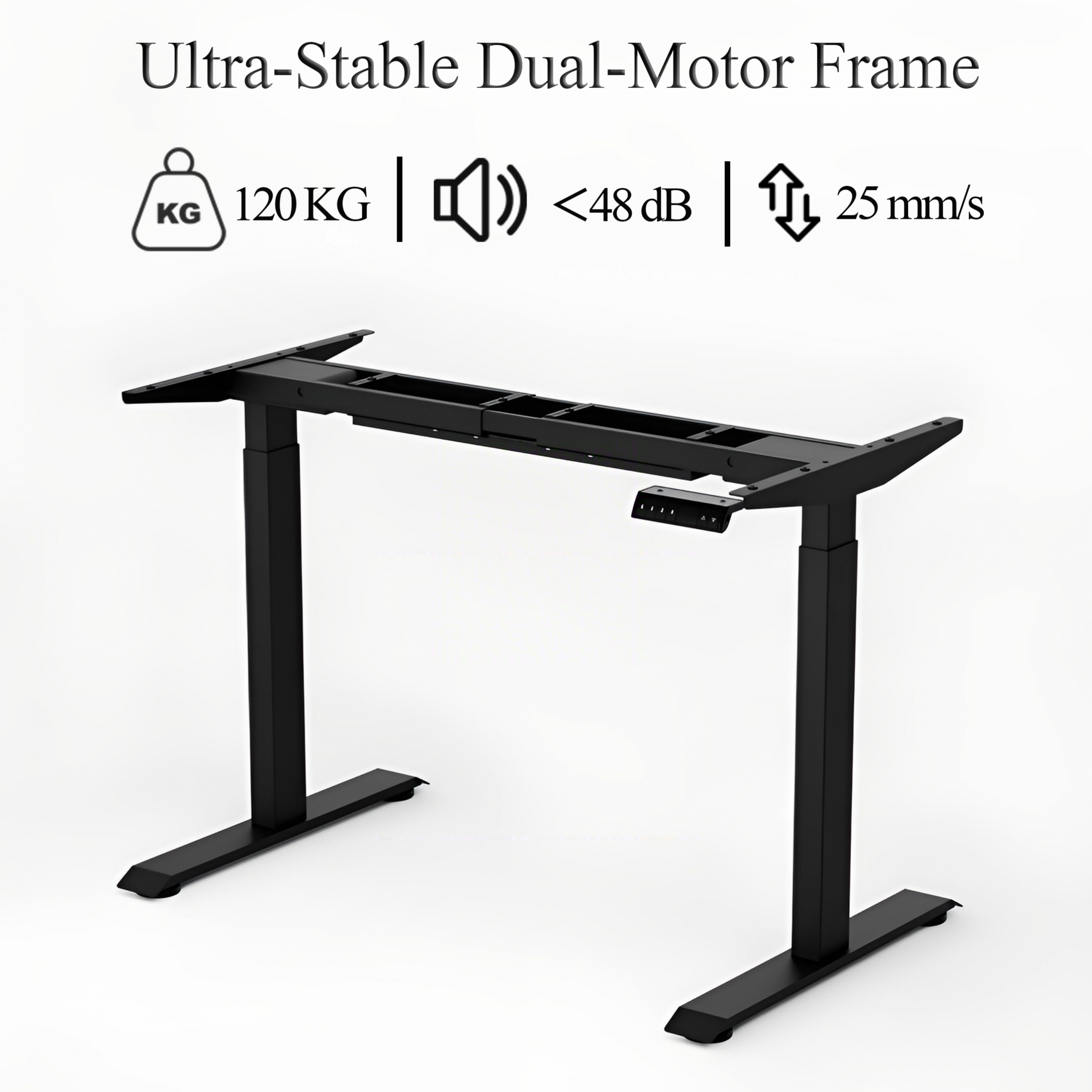 1.2M electric adjustable office table with height-adjustable design for sitting and standing, ideal for modern offices and home workspaces in Nairobi, Kenya.
