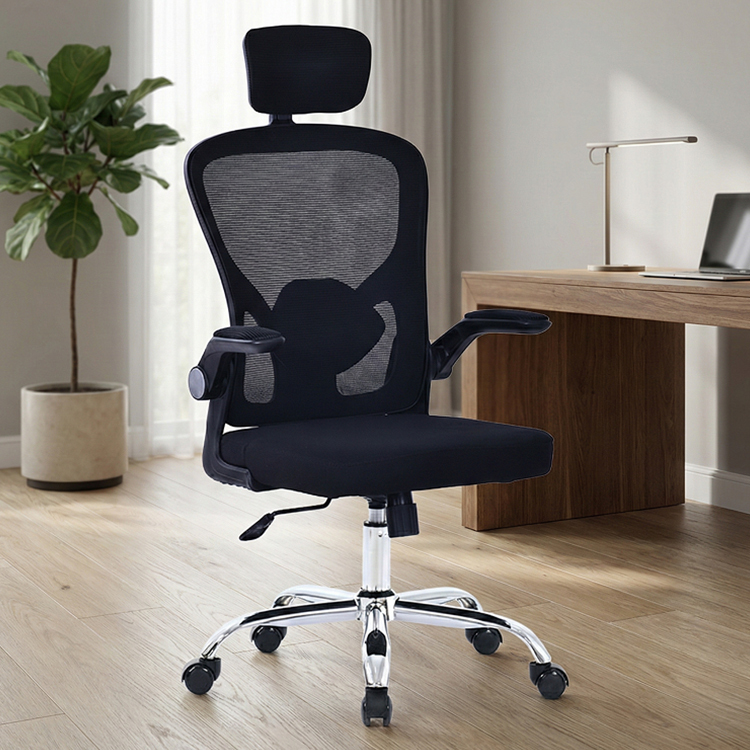 Orthopedic office seat with ergonomic lumbar support and comfortable padded backrest in Nairobi Kenya