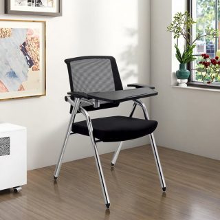 Foldable training seat with comfortable padded backrest and seat, designed for training rooms, seminars, classrooms, and conference spaces in Nairobi, Kenya.