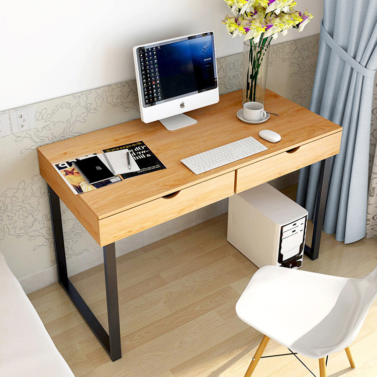 2-drawers study desk with spacious work surface and built-in storage drawers, ideal for students, home offices, and study spaces in Nairobi, Kenya.