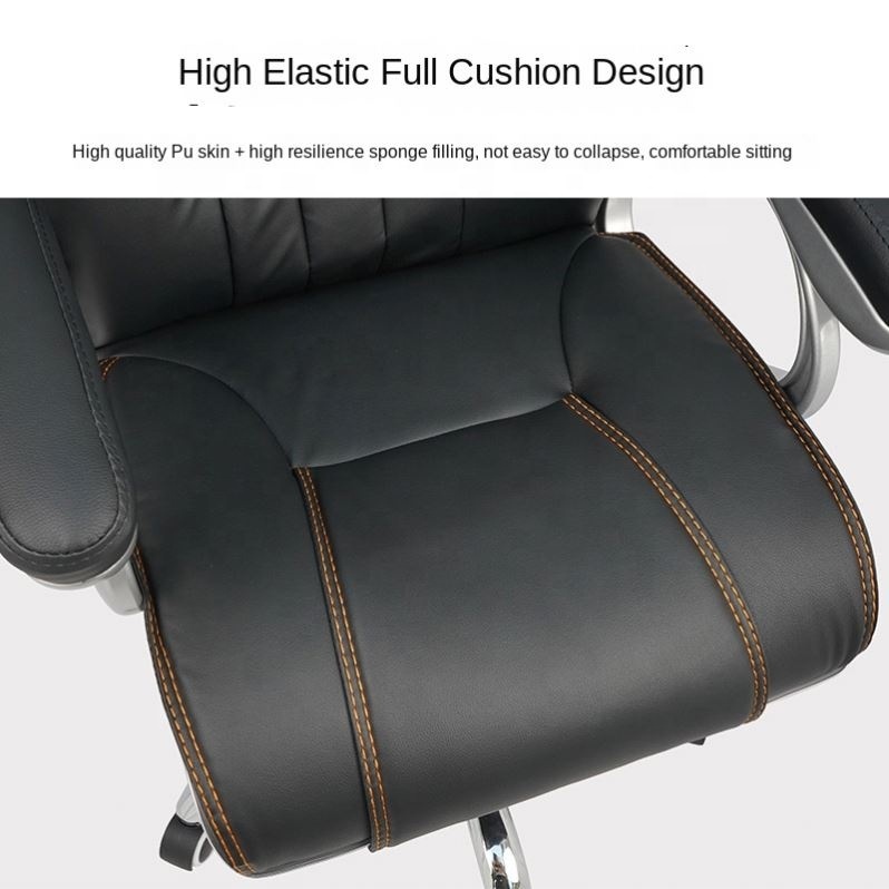 Executive office seat with ergonomic high-back leather upholstery and chrome base for comfortable executive office seating in Nairobi, Kenya.