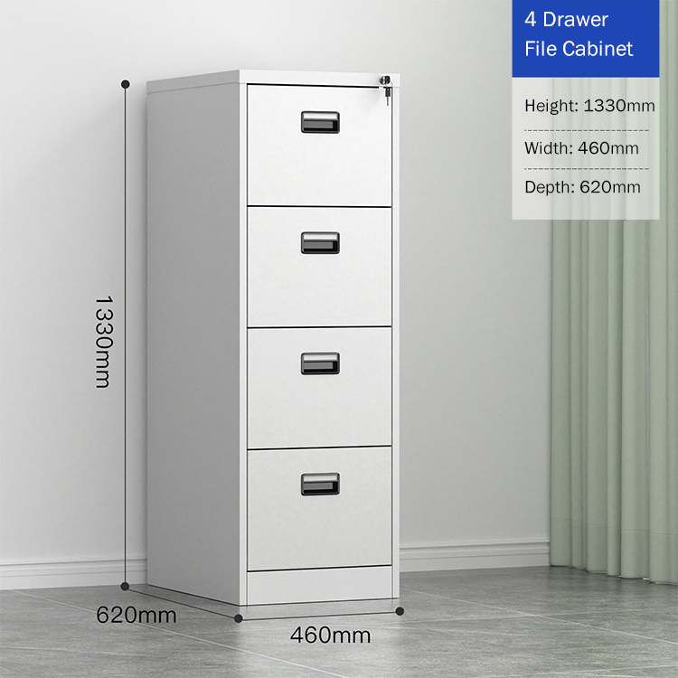 4-drawers filing cabinet for organized document and office file storage in Nairobi, Kenya.