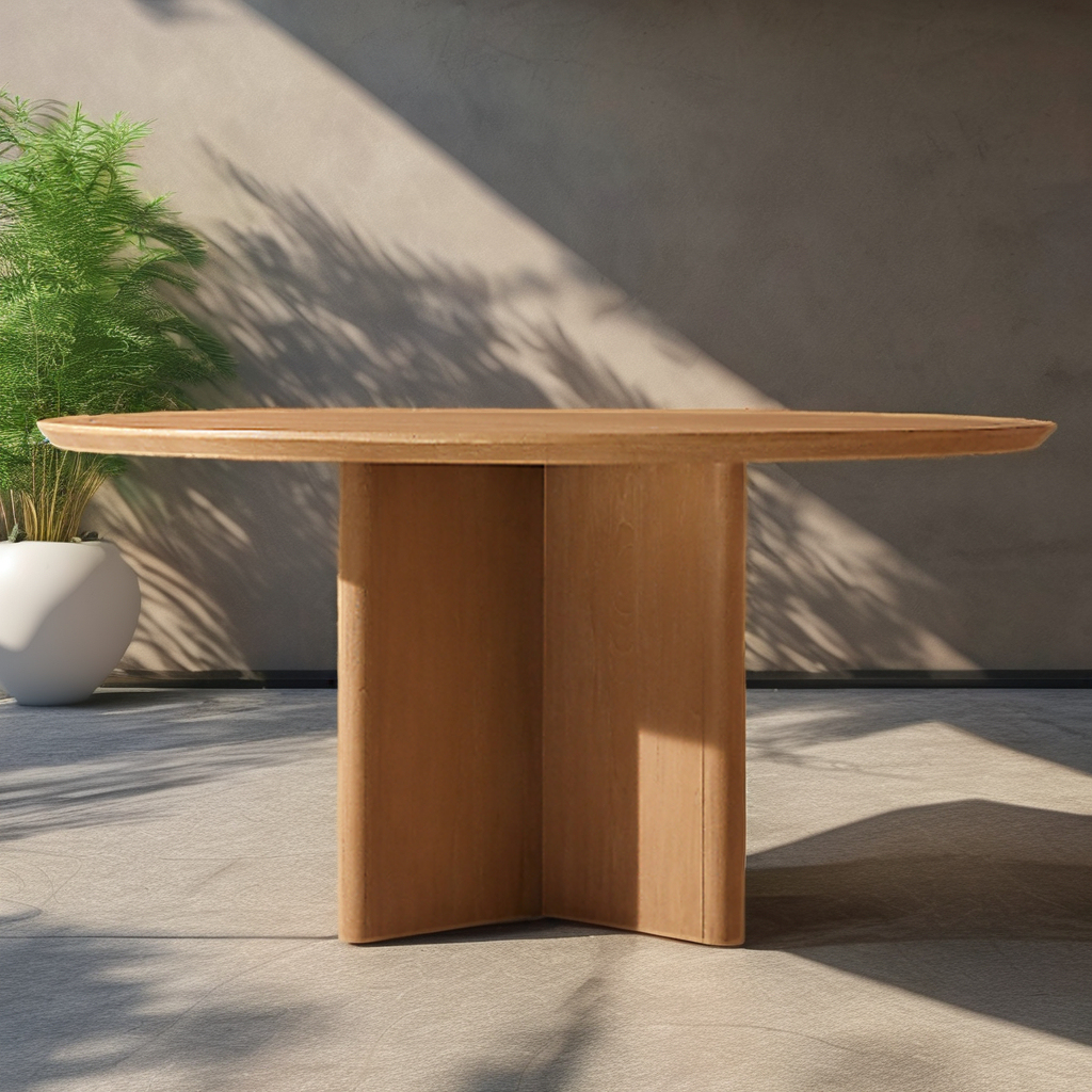4-seater round conference table with a modern professional design for office meetings in Nairobi, Kenya.