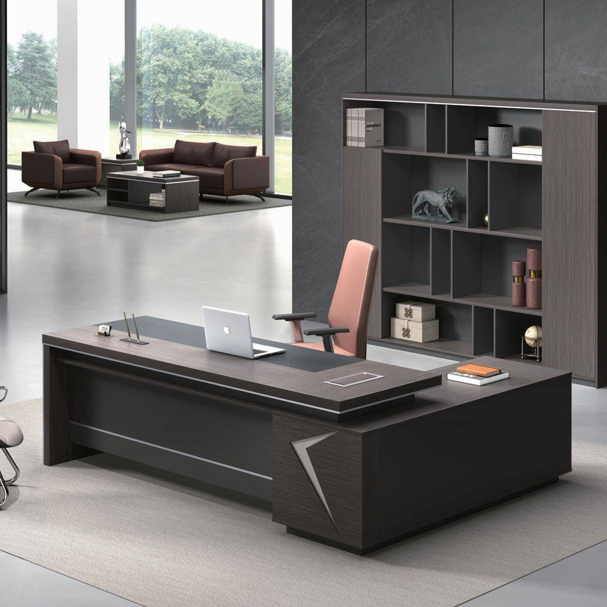 Advanced office desk with a spacious work surface and professional design for modern workspaces in Nairobi, Kenya.