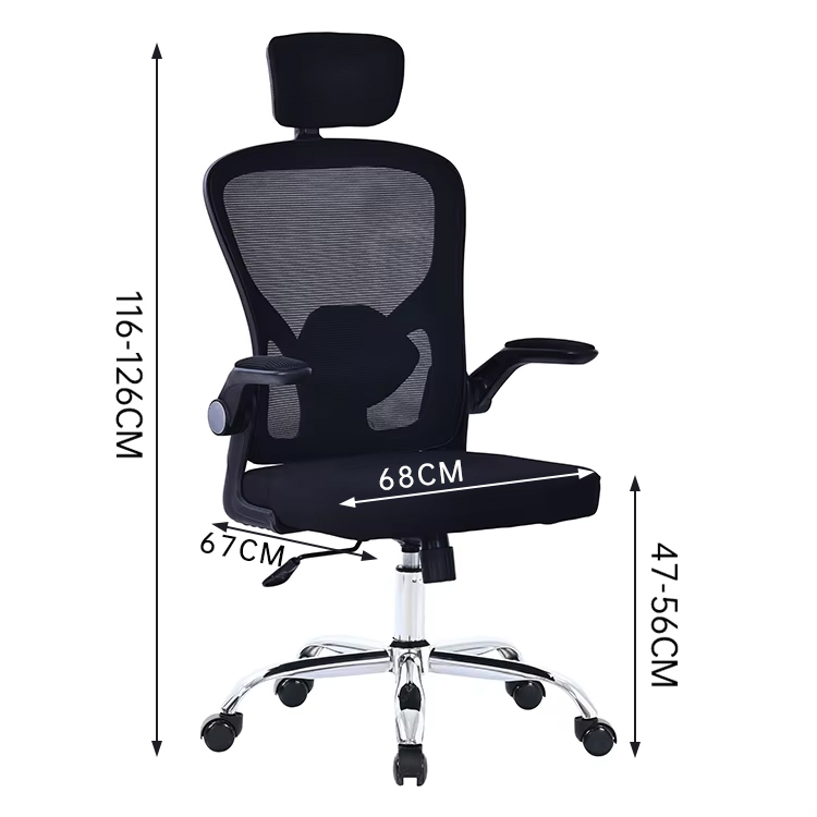 Orthopedic office seat with ergonomic lumbar support and comfortable padded backrest in Nairobi Kenya